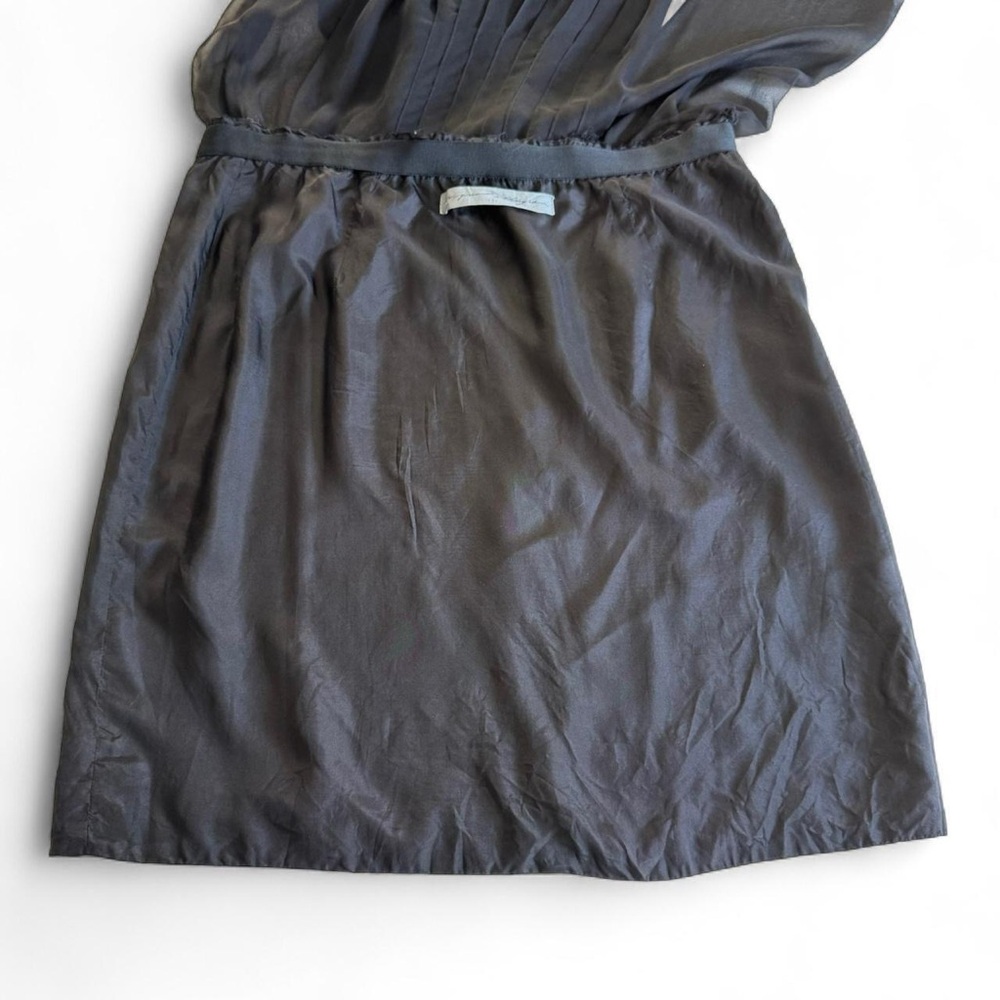 Raquel Allegra - Chiffon Gauze Black Maxi Wrap Skirt - SZ 3 - Picture 6 of 6